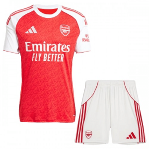 Arsenal Hjemmedrakt Barn 2025/26 – Rød og Hvit Fotball Barndrakt