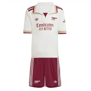 Arsenal Tredjedrakt Barn 2025/26 – Beige Fotball Barndrakt