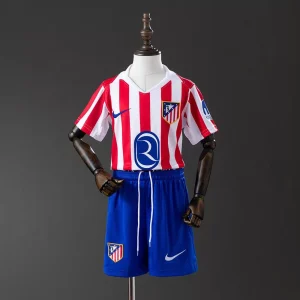 Atletico Madrid 25-26 Hjemmedrakt Barnesett Rød/Hvit
