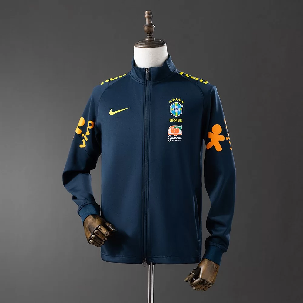 Brasil 22-23 Anthem treningsjakke mørkeblå