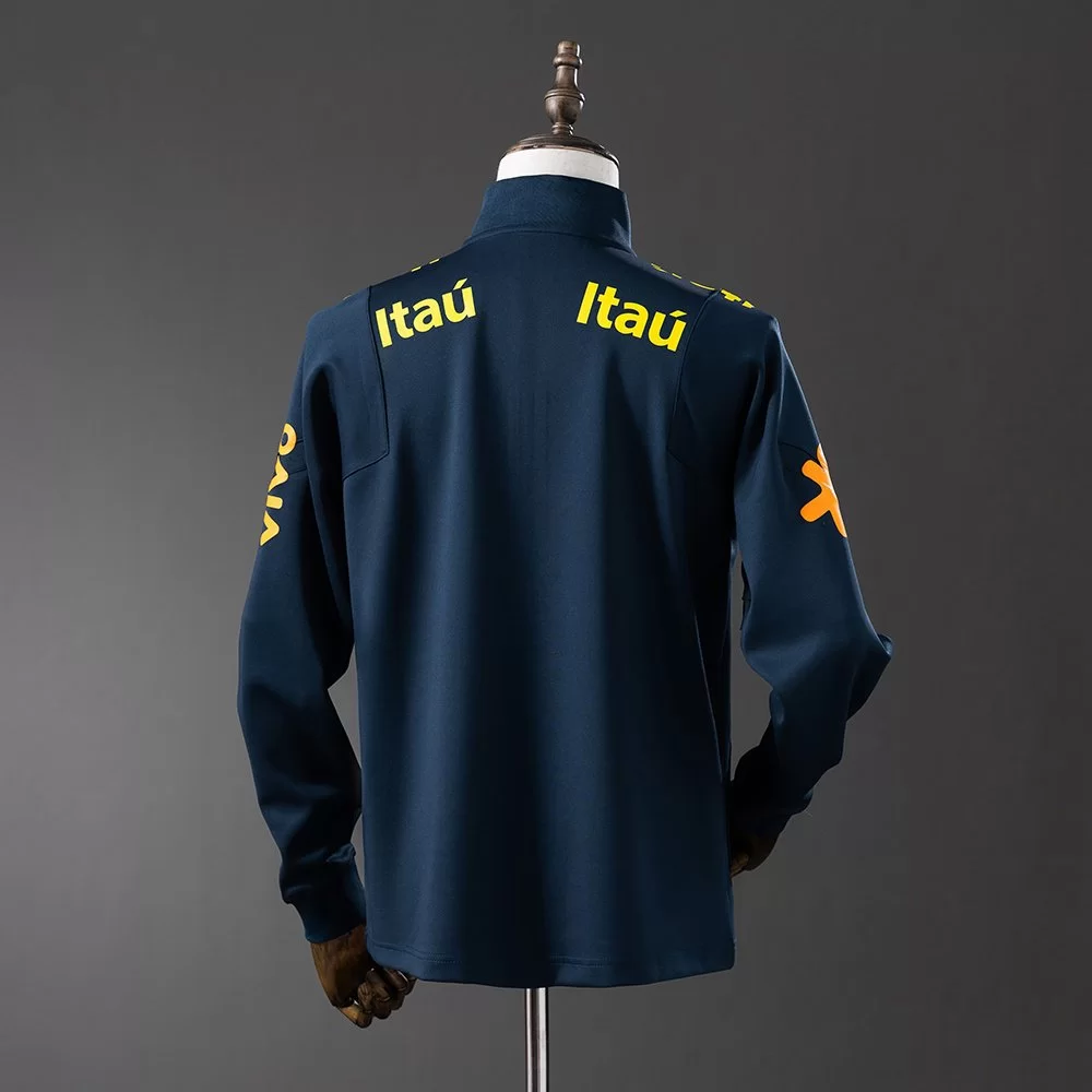 Brasil 22-23 Anthem treningsjakke mørkeblå - Image 3