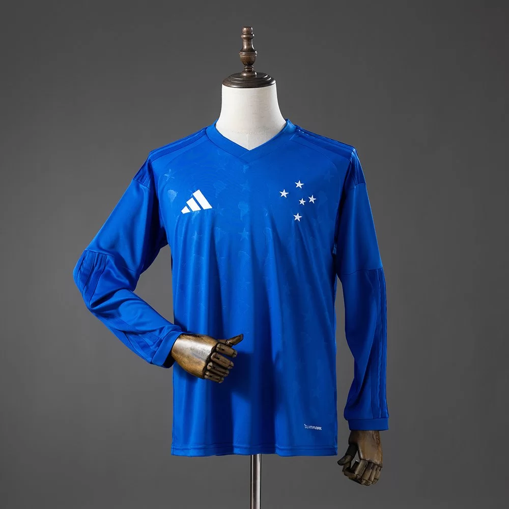 Cruzeiro 2026 Hjemmedrakt Langermet Drakt Blå - Image 2