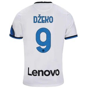 Billige Fotballdrakter Inter Milan Džeko 9 Bortedrakt 2021-2022 – Kortermet