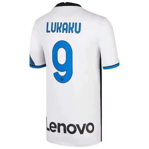 Billige Fotballdrakter Inter Milan Lukaku 9 Bortedrakt 2021-2022 – Kortermet