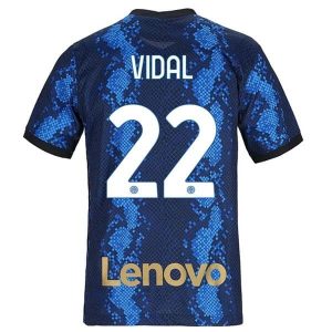 Billige Fotballdrakter Inter Milan Vidal 22 Hjemmedrakt 2021-2022 – Kortermet
