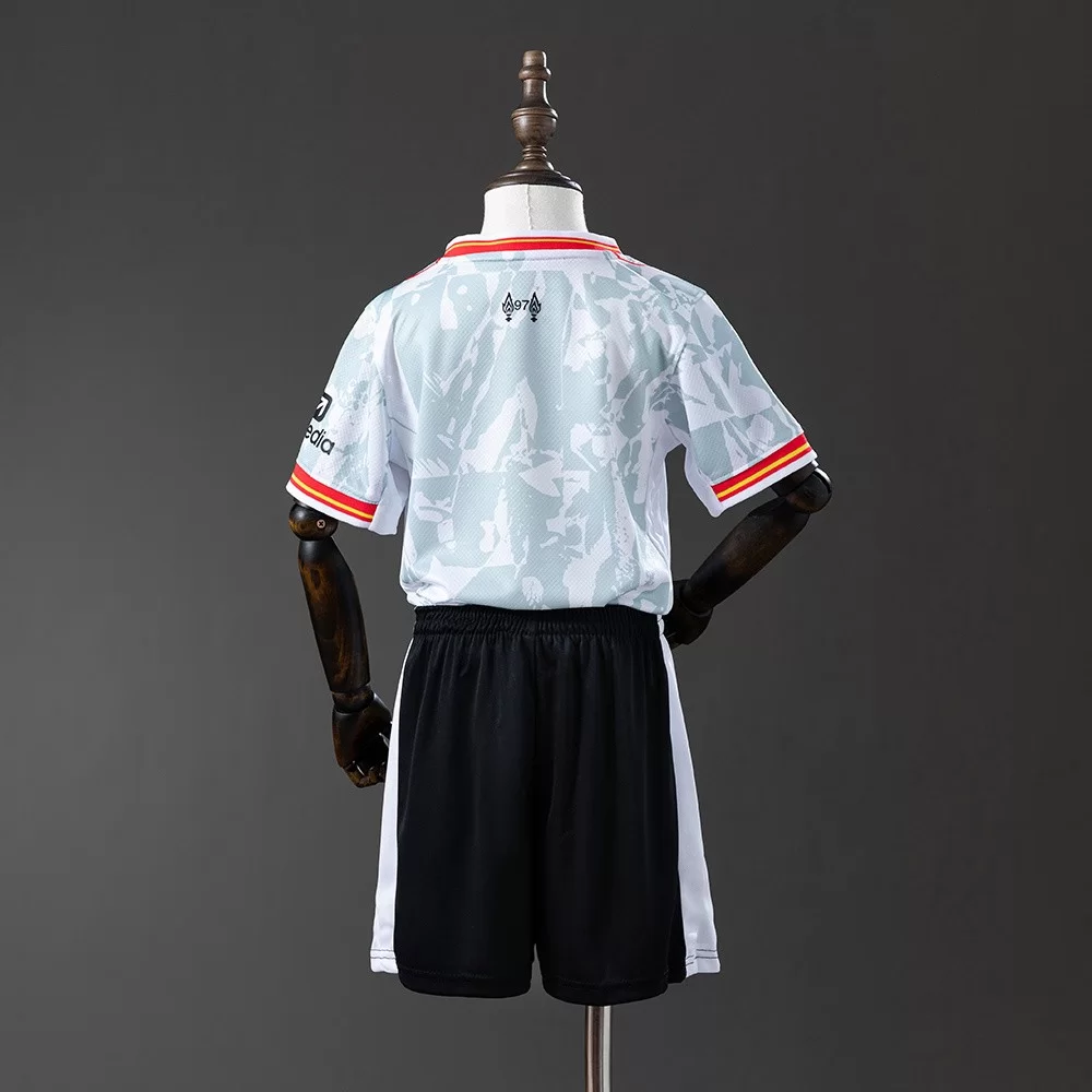 Liverpool FC Tredjedrakt-sett 24/25 Barn Hvit - Image 3