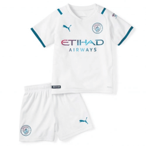 Fotballdrakter Manchester City Barn Bortedraktsett 2021 2022