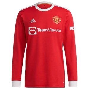 Billige Fotballdrakter Manchester United Hjemmedrakt 2021-2022 – Langermet