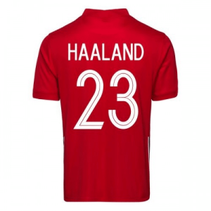 Billige Fotballdrakter Norge Erling Haaland 23 Hjemmedrakt 2020 – Kortermet