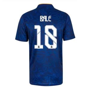 Billige Fotballdrakter Real Madrid Bale 18 Bortedrakt 2021-2022 – Kortermet