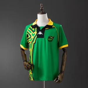 Retro Jamaica landslagsdrakt 1998 Bortedrakt Grønn