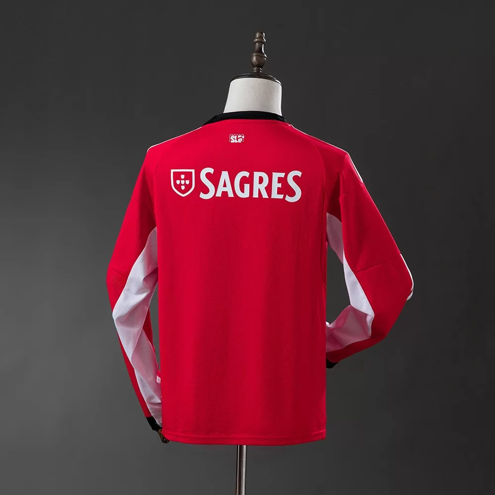 SL Benfica 25/26 Hjemmetrøye Rød Langermet Drakt - Image 3