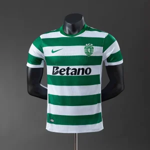 Sporting CP 25/26 Hjemmedrakt Grønn Hvit