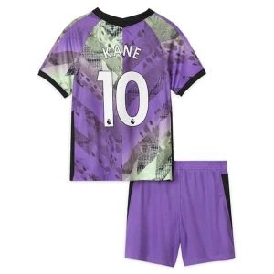 Fotballdrakter Tottenham Hotspur Kane 10 Barn Bortedraktsett 2021-2022