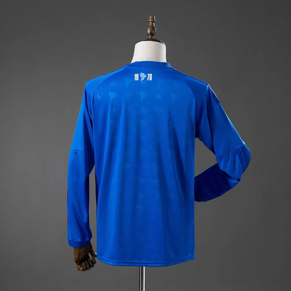 Cruzeiro 2026 Hjemmedrakt Langermet Drakt Blå - Image 3